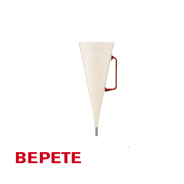 BEPETE Marsh funnels according to DIN EN 445 made of plastic, Concrete laboratory equipment, Cement laboratory equipment, Building material testing equipment