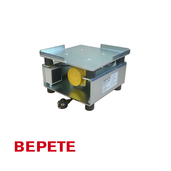Mobile vibrating table 310 x 310 mm hand switch 3000 rpm