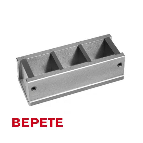 BEPETE - Dreifachform für Würfel 50 mm, ASTM C109, Baustoffprüfgeräte, Zementprüfung, Laborausstattung