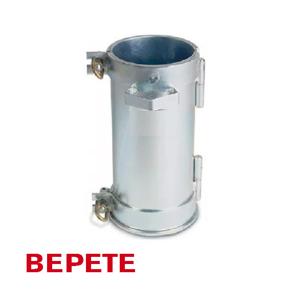BEPETE-Cylinder mould Ø 150 mm made of steel with handles EN 12390-2, Concrete testing, material testing equipment,, lab equipment